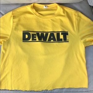 Yellow DeWalt tee